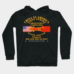 China Vs America - First Strike Completed - 2nd Cold War Hoodie